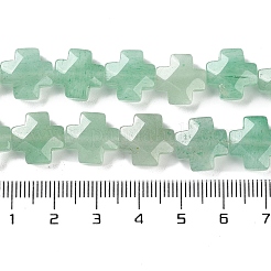 Natürlichen grünen Aventurin Perlen Stränge&nbsp;G-K357-C11-01