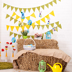 Decoraciones colgantes de espuma con tema de Pascua&nbsp;HJEW-WH0043-60