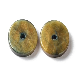 Ovale perle occhio di tigre naturale&nbsp;G-C081-02A
