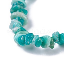 Perline amazonite naturali si estendono bracciali&nbsp;BJEW-JB04152-09