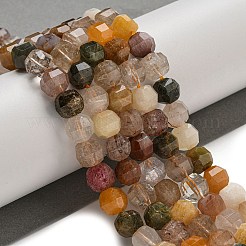 Naturale perle di quarzo rutilato fili&nbsp;G-B099-A01-01