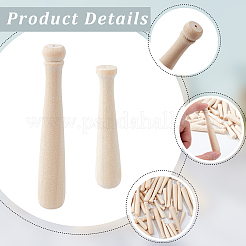 40 Stück 2 Stile Schima Holzperlen&nbsp;WOOD-GF0002-41