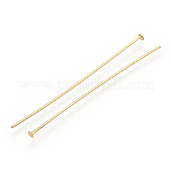 Perni a testa piatta in ottone&nbsp;KK-G331-11-0.7x51
