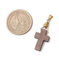 8 pièces 8 couleurs pendentifs en bois&nbsp;PALLOY-JF03999