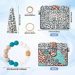 Porte-clés en perles de silicone&nbsp;KEYC-TAC00025