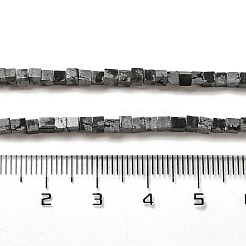 Granos de obsidiana de copos de nieve naturales hebras&nbsp;G-B064-A34