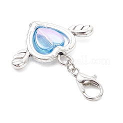 7 pendentif décoratif en acrylique et alliage&nbsp;HJEW-JM03983