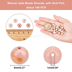 Natur Mashan Jade Perlen Stränge&nbsp;G-AR0001-99
