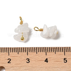 Natürliche weiße Jade Anhänger&nbsp;KK-P242-31G-03