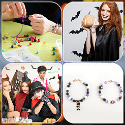 DIY-Armband-Bastelsets zum Thema Halloween&nbsp;DIY-WH0750-046