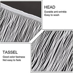 Fransenbesatz aus Polyester&nbsp;FIND-WH0043-60C