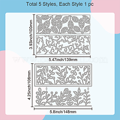 Kohlenstoffstahl Schneidwerkzeuge Schablonen&nbsp;DIY-WH0309-1702