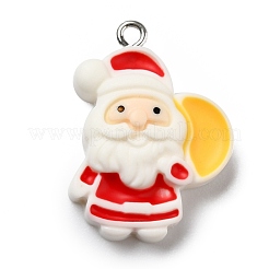 Pendentifs en résine opaque&nbsp;RESI-D055-014P