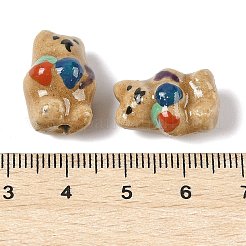 Perle di porcellana dipinte a mano&nbsp;PORC-R001-01D