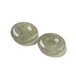 Natürliche Labradorit Donut/Pi-Scheiben-Anhänger&nbsp;G-G142-01L