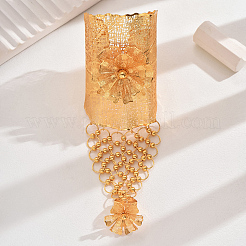 Bracelets luxueux en fer pour mariée du Moyen-Orient avec motif floral&nbsp;AG4131