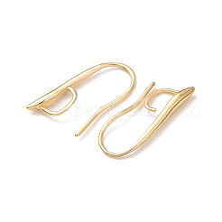 Ganci di orecchini in ottone&nbsp;KK-H502-11G-01