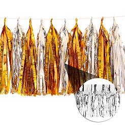 Rideaux à franges en feuille de plastique&nbsp;DIY-WH0028-106B