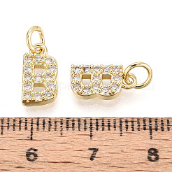 Ciondoli in ottone zirconi chiari micro pavé&nbsp;KK-N241-001B