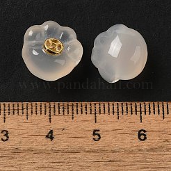 Natürliche weiße Chalcedonperlen&nbsp;G-B100-04