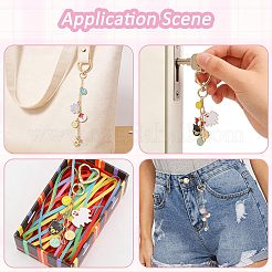 1 kit portachiavi fai da te&nbsp;DIY-GL0007-19A