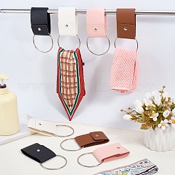 8 Stück Handtuchclip aus PU-Leder in 4 Farben&nbsp;AJEW-PH0008-56