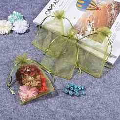 Bolsas de regalo de organza con cordón&nbsp;X-OP-R016-10x15cm-13