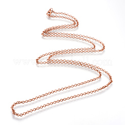 Fabrication de collier de chaînes de rolo de fer&nbsp;X-MAK-R015-60cm-R