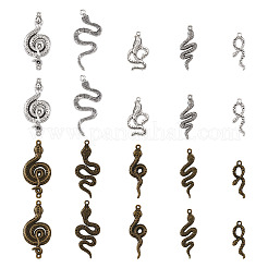 40 Stück 10 Arten Legierungsanhänger&nbsp;FIND-BT0001-01