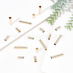 40 pz. 2 perline di tubo di ottone di diverse misure&nbsp;KK-PH0003-25G