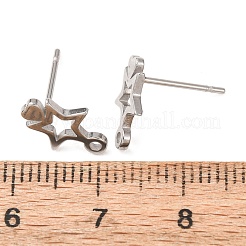 Ohrstecker-Beschläge aus Edelstahl 304&nbsp;SA-CBA4E98-01F-P