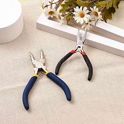 2 set di pinze per gioielli in acciaio al carbonio stile 2#&nbsp;PT-BBC0001-04