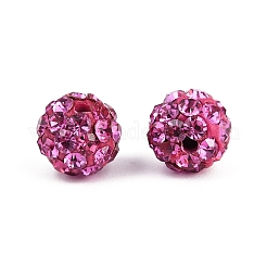 Polymer Ton Strass Perlen&nbsp;RB-H284-6MM-Half-502