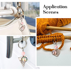 20 pièce 5 styles de décoration de pendentif en acier inoxydable 304&nbsp;HJEW-TA0001-28
