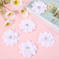Ornamentzubehör aus Polyester und Strass&nbsp;DIY-WH20063-015D