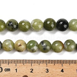 Natur taiwan Jade Perlen Stränge&nbsp;G-B128-A07-03