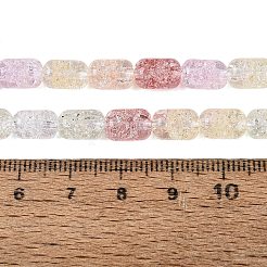 Transparent Knistern Glasperlen Stränge&nbsp;GLAA-NH0001-04-A01