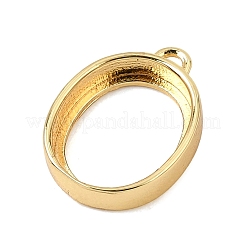 Pendentif de support de cabochon en laiton&nbsp;KK-CBA968C-03G-04