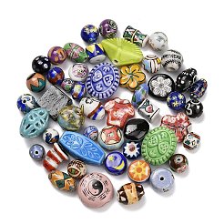 Perles en porcelaine manuelles&nbsp;PORC-Z008-02