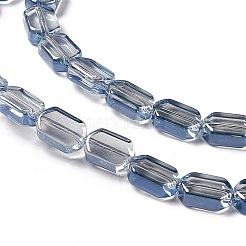 Chapelets de perles en verre électroplaqué&nbsp;EGLA-L042-PL04