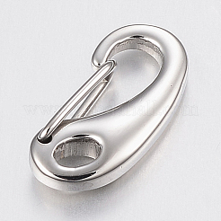 Anlaufbeständiger Schlüsselanhängerverschluss aus Edelstahl 304 mit Druckknopfverschluss&nbsp;STAS-K167-02P-A