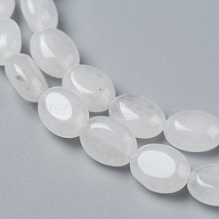 Natürliche weiße Jade perlen Stränge&nbsp;G-Z006-A34