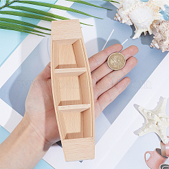 Holzboot-Display-Ornamente&nbsp;DJEW-GF0001-91