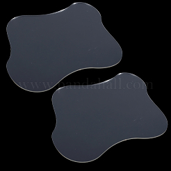 Tapis de tasse en acrylique irrégulier&nbsp;AJEW-CN0006-01B