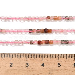 Natürlichen Rutilquarz Perlen Stränge&nbsp;G-L634-D05-2.5x2.5mm