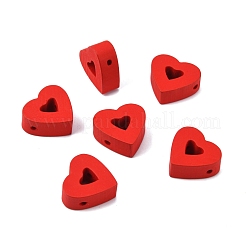 Sprühlackierte Schimaholzperlen&nbsp;WOOD-WH0030-15