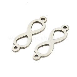 Breloques de connecteur en acier inoxydable 201 anti-ternissement&nbsp;STAS-M015-17P