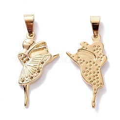 Pendentifs en acier inoxydable 304 sertis de strass&nbsp;STAS-J036-085G