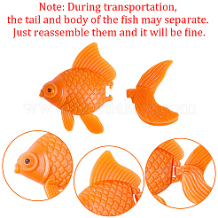 30 pz. 2 decorazioni in resina a forma di pesce dorato&nbsp;AJEW-SP0004-10