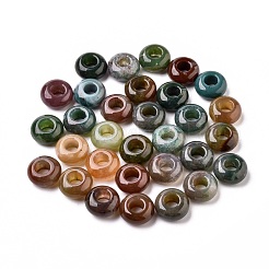 Natürliche und synthetische Edelstein europäischen Perlen&nbsp;G-G740-12x6mm-M